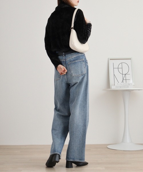tシャツ Eglantine ベロアタッチルーズネックプルオーバー レディース EGLANTINE tシャツ Eglantine ベロアタッチルーズネックプル