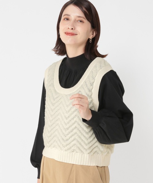 studio CLIP（スタディオクリップ） ベスト ジレ 5ゲージナミナミ