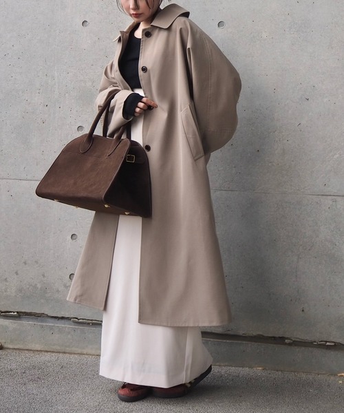 ボストンバッグ suede like boston bag /スウェード調2WAYボストン