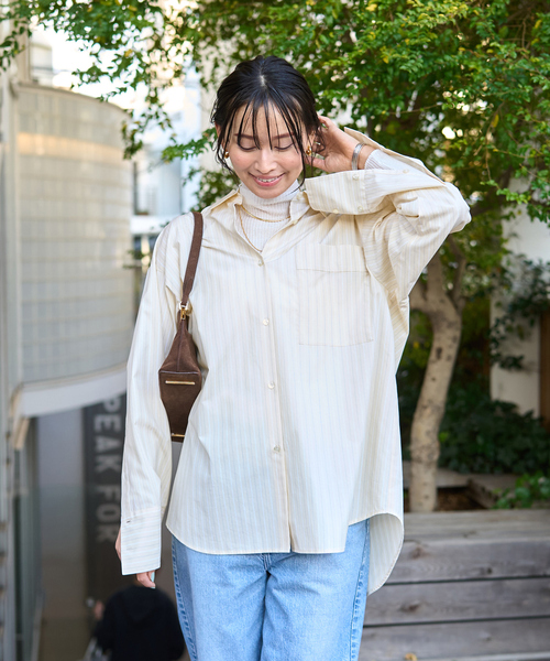 Rouge vif ニット セーター シアーリブニットタートル