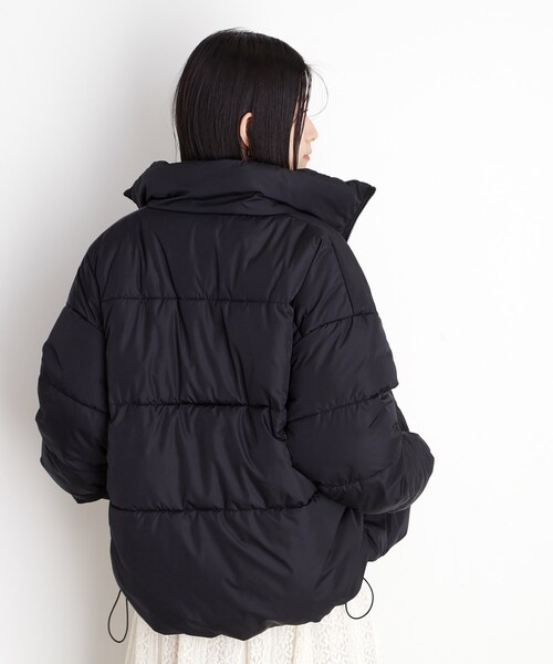 THE SHOP TK コート アウター 「撥水」タフタ中綿ブルゾン レディース