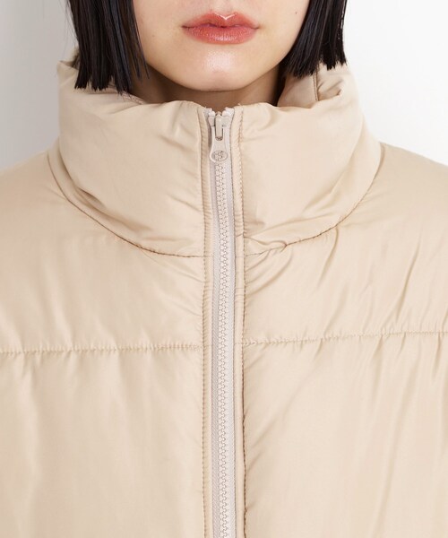 THE SHOP TK コート アウター 「撥水」タフタ中綿ブルゾン レディース