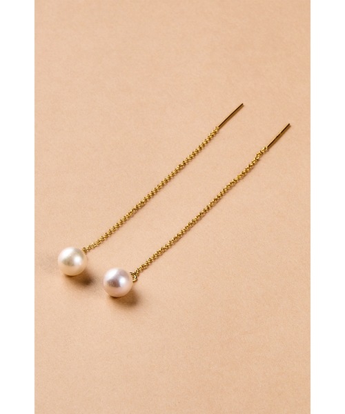 ピアス ydotc jewelry　パールチェーンピアス　 レディースの画像