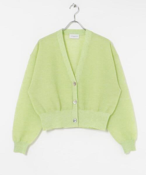 URBAN RESEARCH カーディガン new basic リネン混スポン