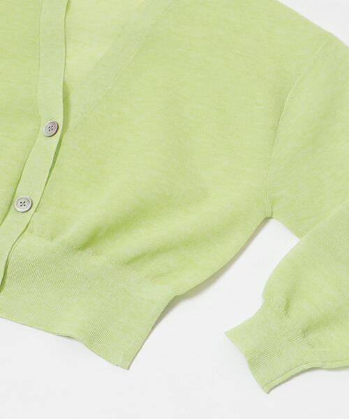 URBAN RESEARCH カーディガン new basic リネン混スポン