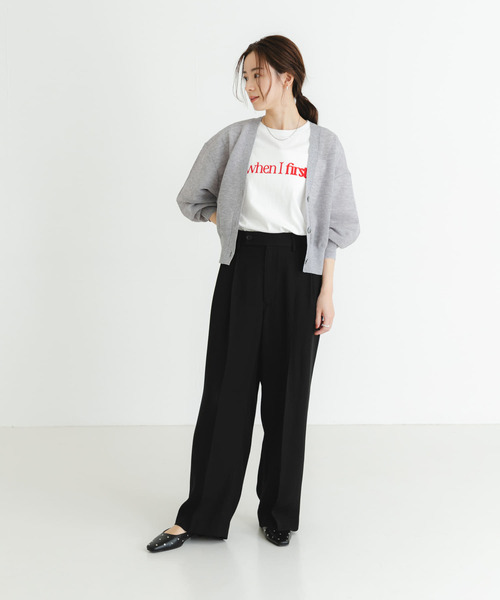 URBAN RESEARCH カーディガン new basic リネン混スポン