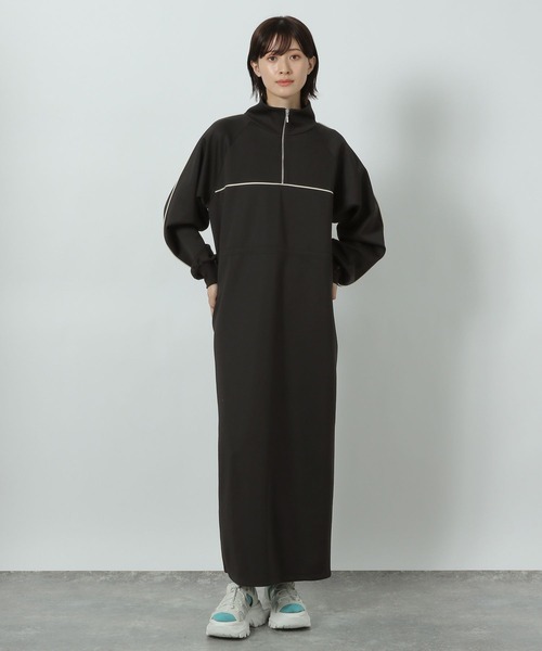 LAKOLE（ラコレ） ワンピース パイピングトラックワンピース / 320401