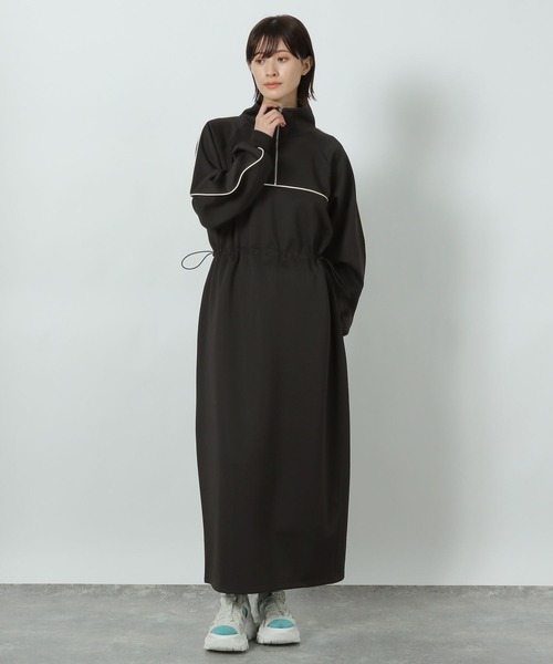 ルカク　　fellowセミドライ lb LB 1回着用のみ LAKOLE（ラコレ） ワンピース パイピングトラックワンピース / 320401