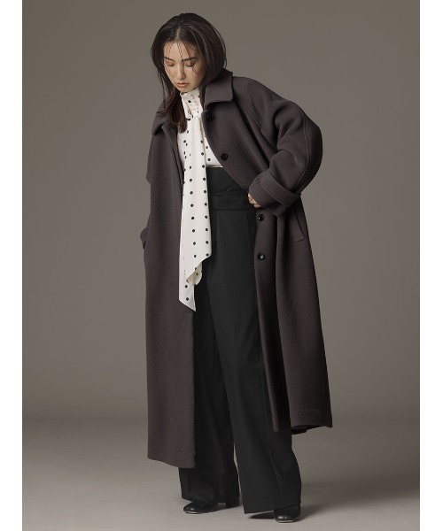 値下げしました！FRAY I.Dオンラインショップ完売のコートです‼️. FRAY I.D（フレイ・アイディー） ステンカラーコート 0 パープル