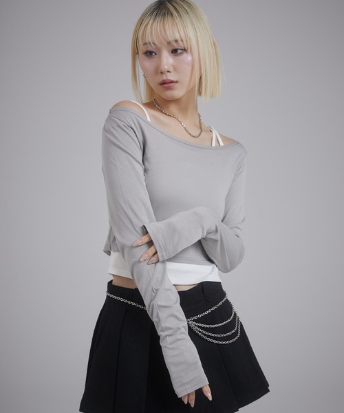 ENVYM（アンビー） tシャツ レイヤードロンT レディース : ZOZOTOWN
