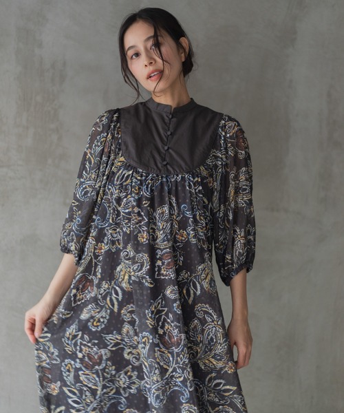 AMERICAN RAG CIE ワンピース for BAYFLOW フラワープリント