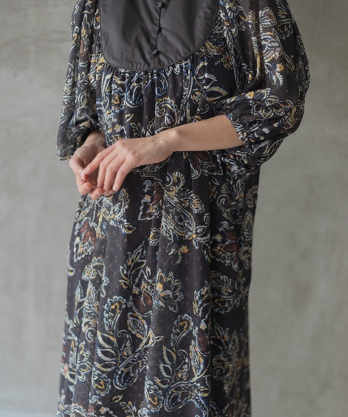 アメリカンラグシー　花柄ロングワンピース AMERICAN RAG CIE ワンピース for BAYFLOW フラワープリント