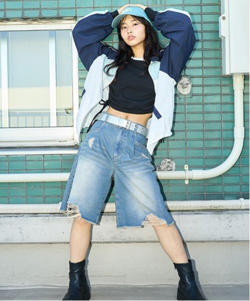 CHILD WOMAN 日本製 コットン リブ　ブルゾン ジャケット N860 petit main ブルゾン ジャンバー アウター 「撥水加工」セーラー