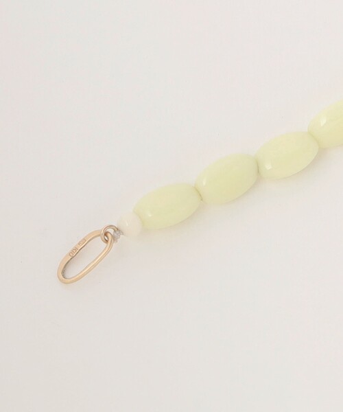 STEVEN ALAN ネックレス 「TOILE」GLASS BEADS NECKLACE YELLOW