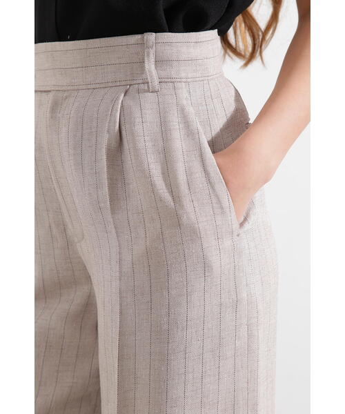 PINKY&DIANNE（ピンキー アンド ダイアン） パンツ ストライプワイド