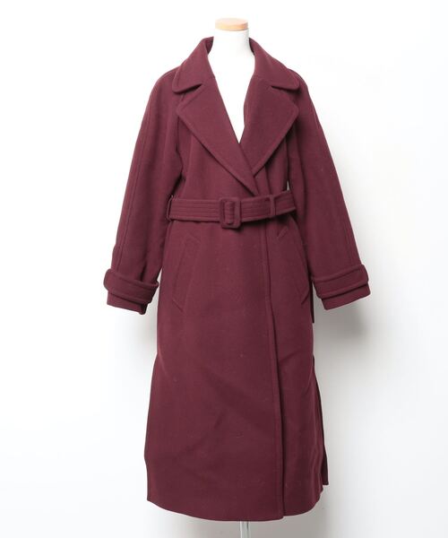 LOVELESS（ラブレス） チェスターコート 38 レッド レディース