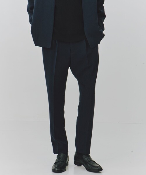 ユナイテッドトウキョウ　dry airサイドゴムスラックス　ネイビー UNITED TOKYO スラックス Dry Air サイドゴムスラックス