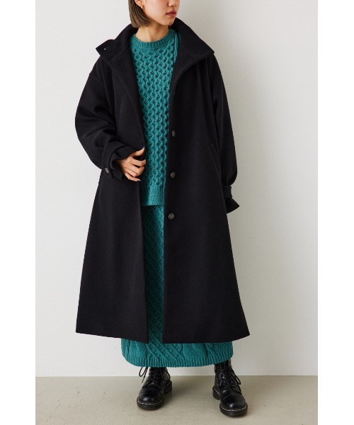 「RODEO CROWNS WIDE BOWL」 チェスターコート FREE ブラック レディース_画像2