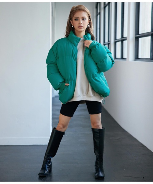 「ANAP」 ブルゾン FREE グリーン レディース_画像3