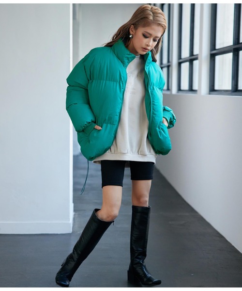 「ANAP」 ブルゾン FREE グリーン レディース_画像6