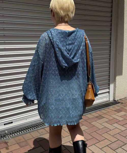CIAOPANIC tシャツ レースメローフーディートップス レディース