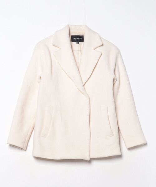 INDIVI（インディヴィ） ステンカラーコート 05 ホワイト レディース