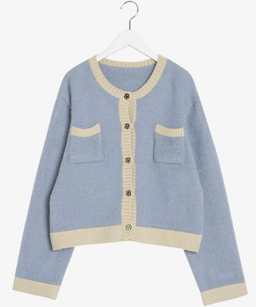 「SONA」 ニットカーディガン FREE ブラック レディース_画像3