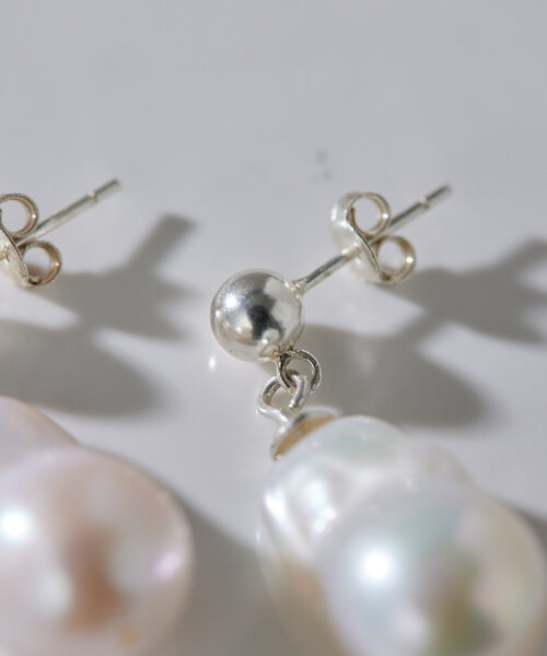 大人気 ピアス　パール　シルバー シルバー925 パールピアス 6mm [ce417-6mm] | お洒落な