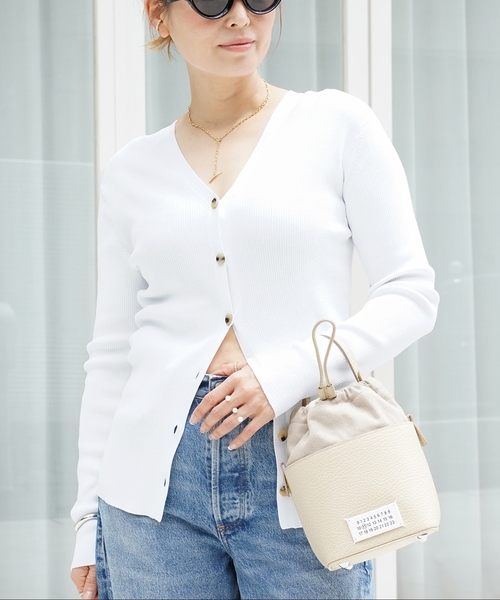 Deuxieme Classe VOILE Vネック カーディガン