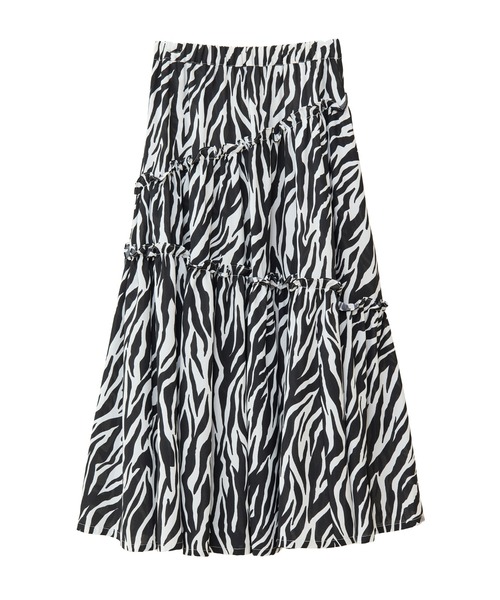 Candy Stripper スカート ANIMAL TIERED : ZOZOTOWN Yahoo!店