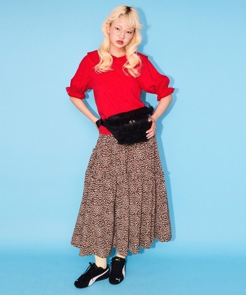 Candy Stripper スカート ANIMAL TIERED : ZOZOTOWN Yahoo!店