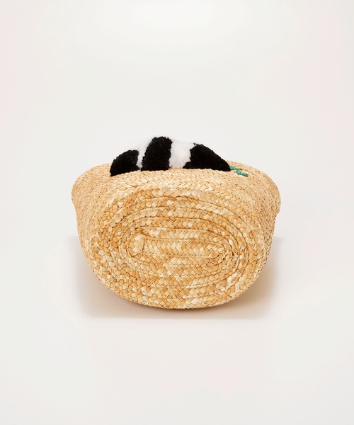 美品　TREASURE TOPKAPI アニマル カゴバッグ　パンダ TREASURE TOPKAPI】 アニマル カゴバッグ【ハシビロコウ/ パンダ/ カバ