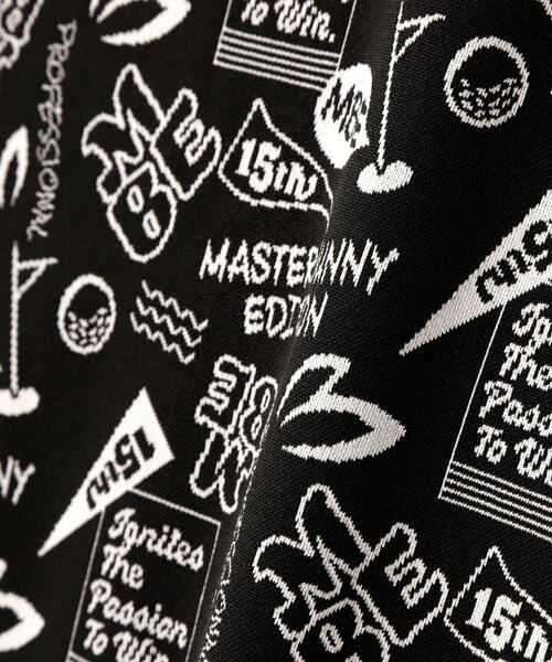 tシャツ 「MASTER BUNNY EDITION」「15周年」モチーフ柄36Gジャガード半袖ハイネックカットソー レディース MASTER BUNNY EDITION tシャツ 「MASTER EDITION」「15周年