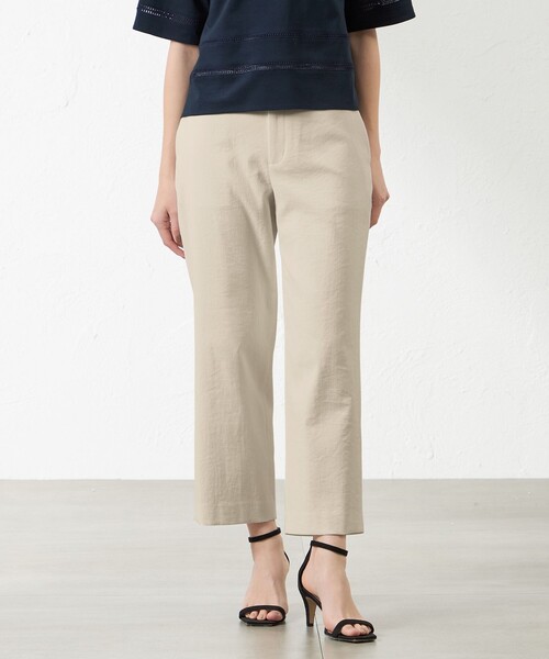 AMACA（アマカ） パンツ ドライオックスセミワイドクロップトパンツ