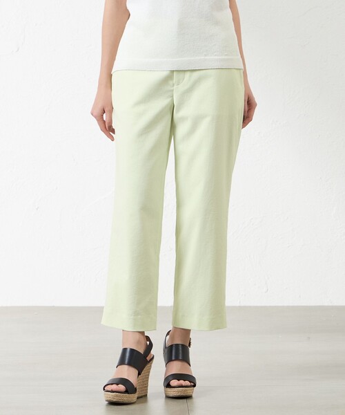 AMACA（アマカ） パンツ ドライオックスセミワイドクロップトパンツ