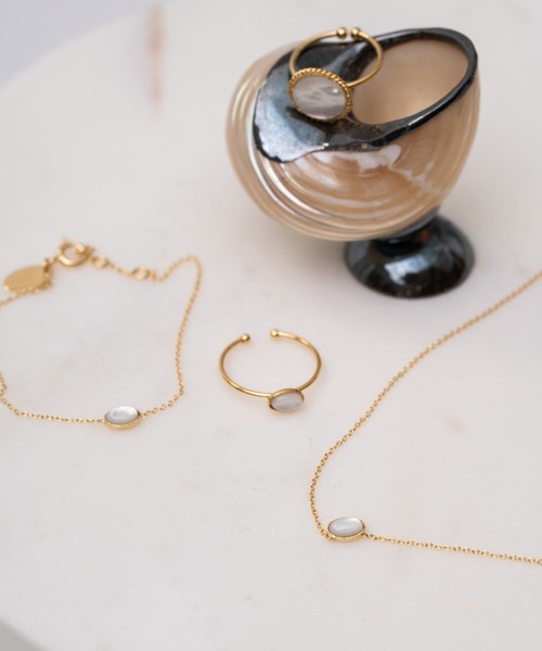 Caroline Najman ネックレス 「CAROLINE NAJMAN」ゴールドメッキ