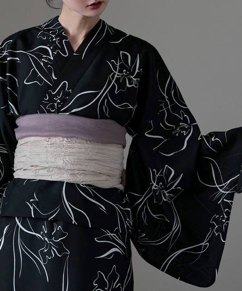 asaka 浴衣 浴衣セット レディース 綿仕立て 着付けのいらない