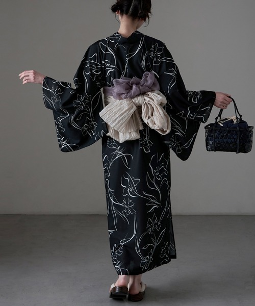 asaka セパレート浴衣 甚平 浴衣 浴衣セット 綿仕立て 着付けの