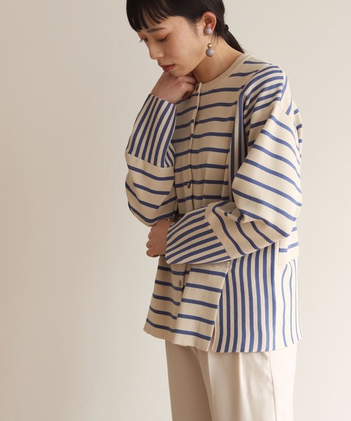 【SALE】vingtrois　リブラメVカーディガン986-13001　 vingtrois 「vingtrois」 ニットカーディガン M ブラック