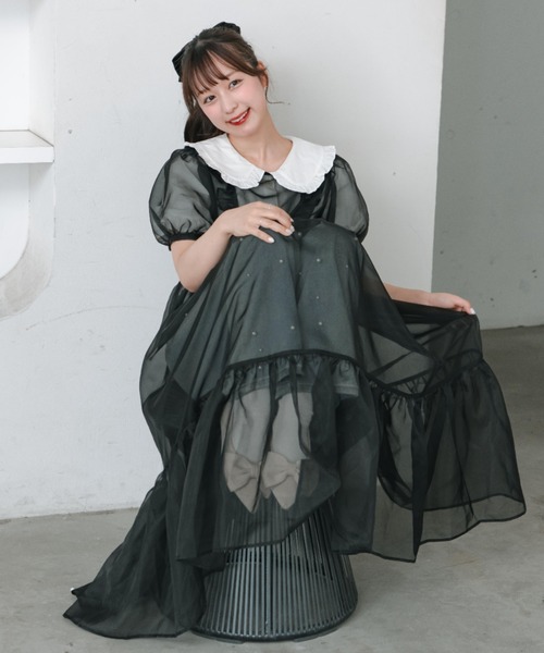 INTER FACTORY ワンピース 「mayuka」 - メレンゲシアーロング