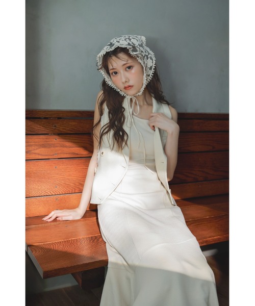 rienda 新品タグ付き　カップ付きマーメイドキャミワンピース rienda ワンピース 「AKB48 千葉恵里さん・水島美結さん着用