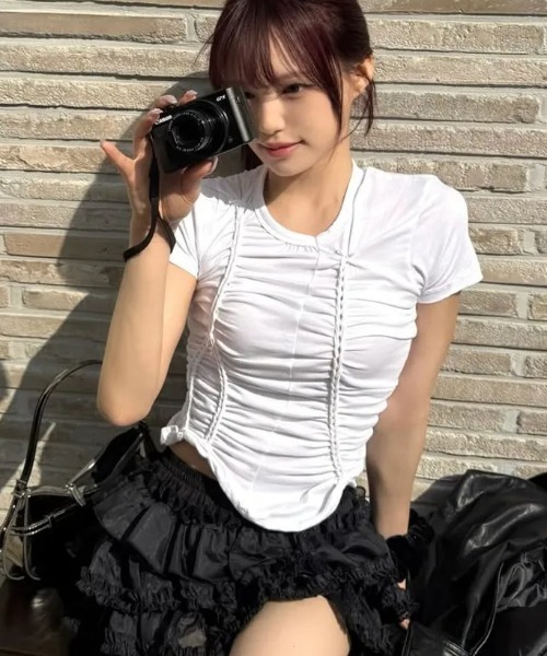 tシャツ 「日本未発売/WEB限定」FLAREUP(フレアアップ)/ハンドメイド ツイスト Tシャツ 半袖/Handmade Twisted T-Sh