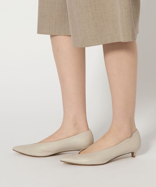 オデットエオディール（ODETTE Ｅ ODILE）/シャローVポインテッド パンプス35↑ ODETTE E ODILE（オデット エ オディール） パンプス シャローVポイン