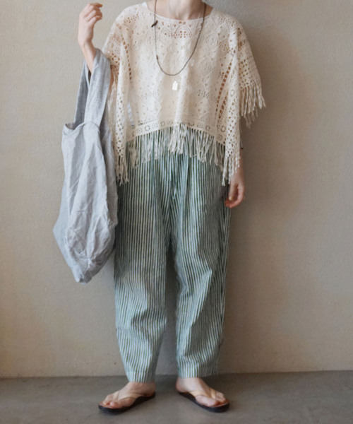 JOURNAL STANDARD LUXE パンツ CLストライプ イージーパンツ