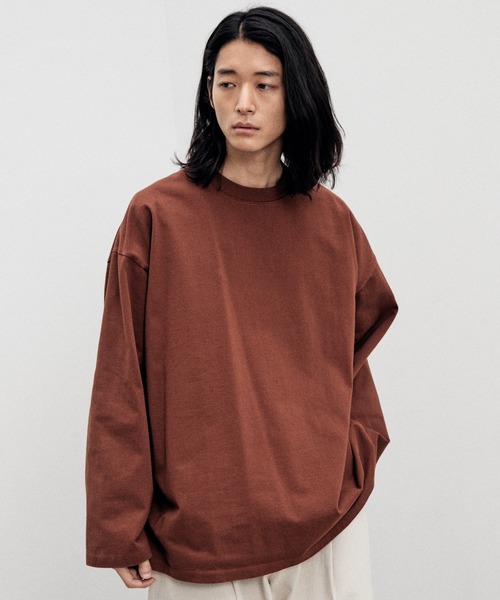 「WYM LIDNM」 長袖Tシャツ M グレー メンズ