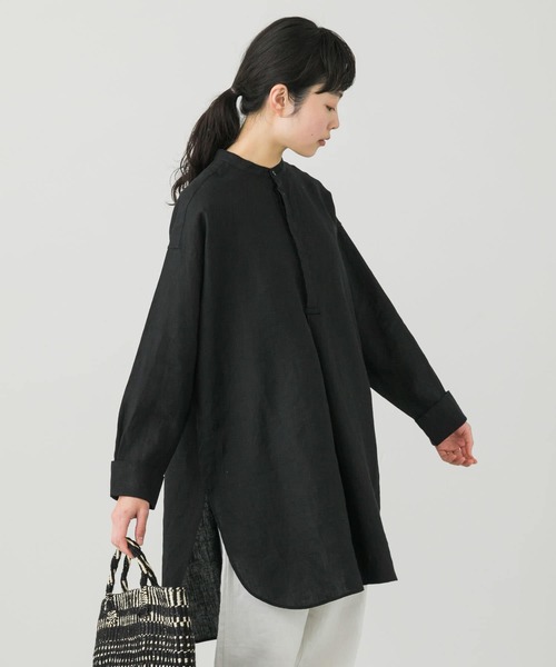 かぐれ ブラック 長袖チュニック FREE