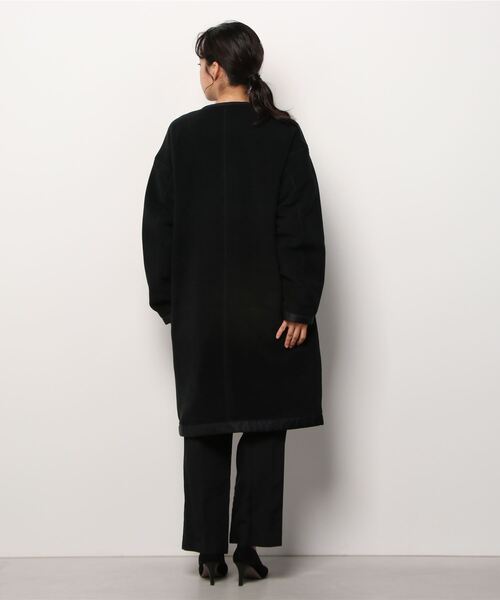 BEAUTY＆YOUTH UNITED ARROWS ノーカラーコート M ブラック レディース