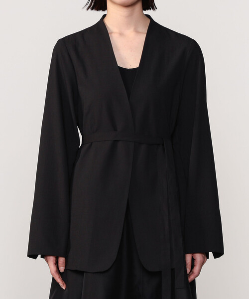 美品 Bshop eunoia ユノイア ブルゾン ジャケット 黒 美品 Bshop eunoia ユノイア ブルゾン ジャケット 黒