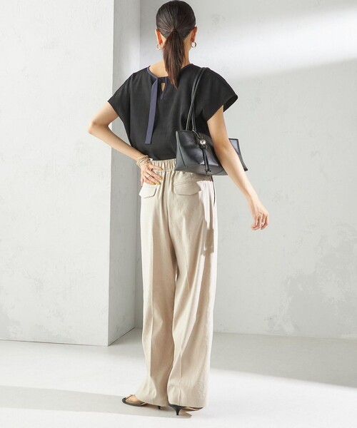 SHIPS for women / シップスウィメン 〈手洗い可能〉ウェーブ プリーツ 前後 2WAY ブラウス 手洗い可能〉ウェーブ プリーツ 前後 2WAY ブラウス（シャツ