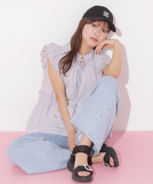 「JILL by JILL STUART」 ノースリーブブラウス FREE ラベンダー レディース